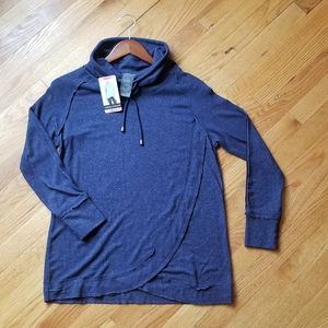 Chelsea & Theodore Cowl Neck Thumb Hole Sweater